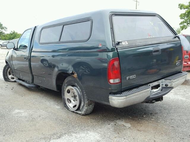 2FTZF17211CA71186 - 2001 FORD F150 მწვანე ფოტო 3