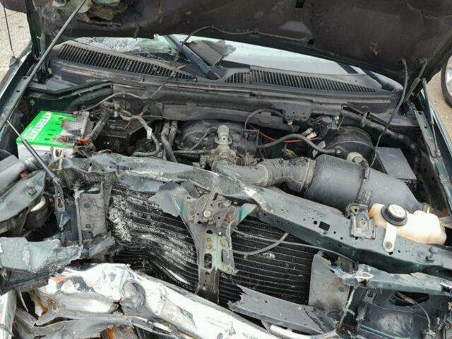 2FTZF17211CA71186 - 2001 FORD F150 GREEN photo 7