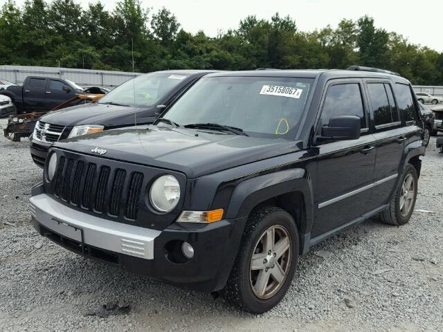 1J4NT4GB2AD504131 - 2010 JEEP PATRIOT BLACK photo 2