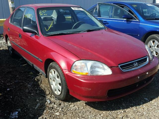 1HGEJ6670WL044275 - 1998 HONDA CIVIC LX RED photo 1