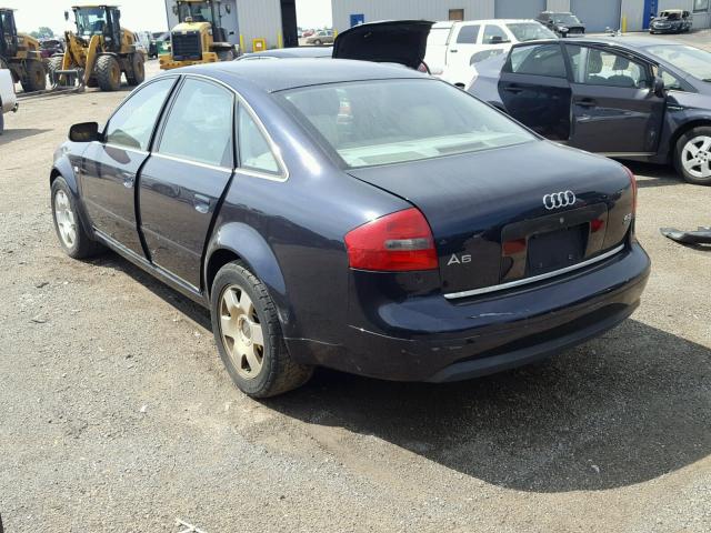 WAUZL54B41N158995 - 2001 AUDI A6 4.2 QUA BLUE photo 3