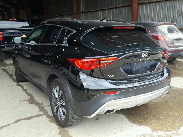 SJKCH5CR5JA042735 - 2018 INFINITI QX30 BASE BLACK photo 3