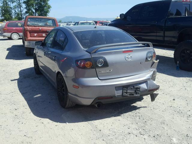 JM1BK323551232557 - 2005 MAZDA 3 S GRAY photo 3