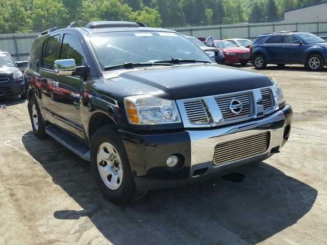 5N1AA08B36N722917 - 2006 NISSAN ARMADA SE BLACK photo 1