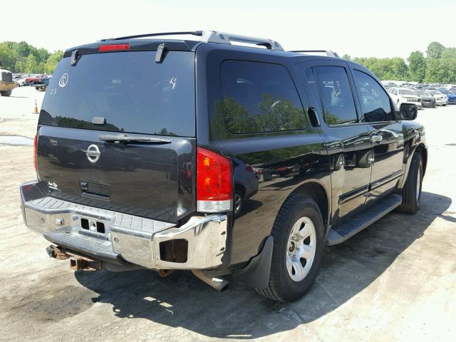 5N1AA08B36N722917 - 2006 NISSAN ARMADA SE BLACK photo 4