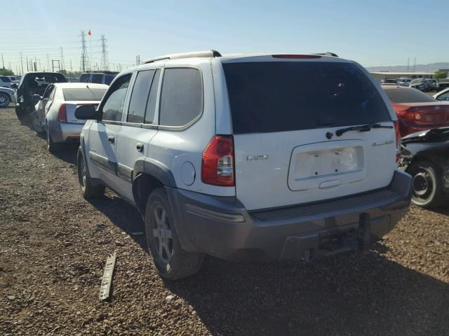 4NUDS13SX42103360 - 2004 ISUZU ASCENDER S 白色 照片 3