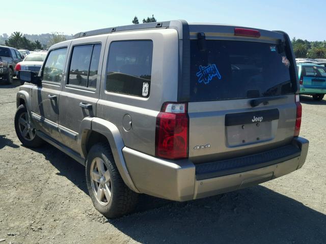 1J8HG48K06C257588 - 2006 JEEP COMMANDER GOLD photo 3