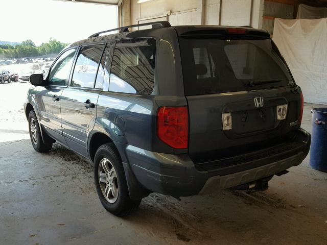 5FNYF18485B006992 - 2005 HONDA PILOT EX GRAY photo 3