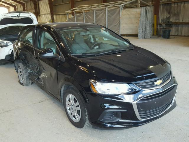 1G1JB5SH5H4166896 - 2017 CHEVROLET SONIC LS 黑色 照片 1