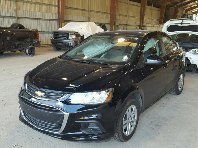1G1JB5SH5H4166896 - 2017 CHEVROLET SONIC LS 黑色 照片 2