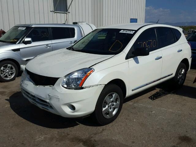 JN8AS5MT5DW029128 - 2013 NISSAN ROGUE S WHITE photo 2