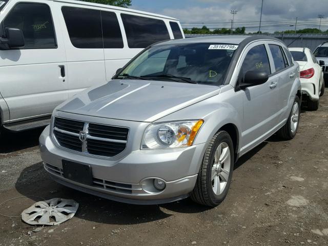 1B3CB3HA7BD247017 - 2011 DODGE CALIBER MA SILVER photo 2