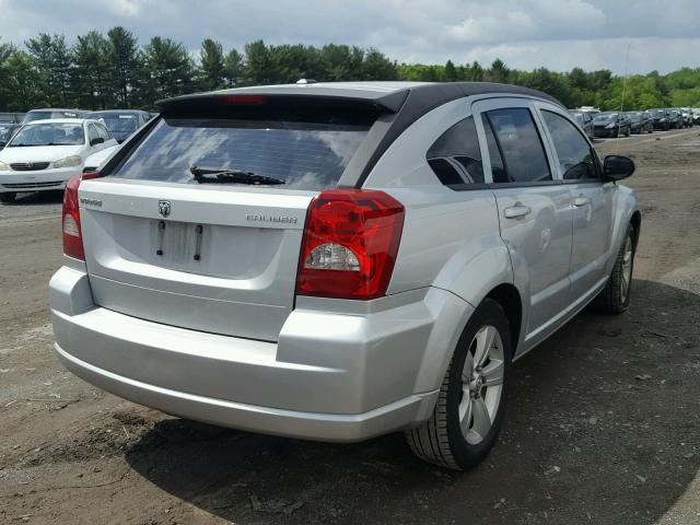 1B3CB3HA7BD247017 - 2011 DODGE CALIBER MA SILVER photo 4