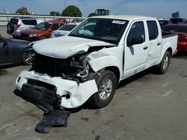 1N6AD0ER8FN745278 - 2015 NISSAN FRONTIER S WHITE photo 2