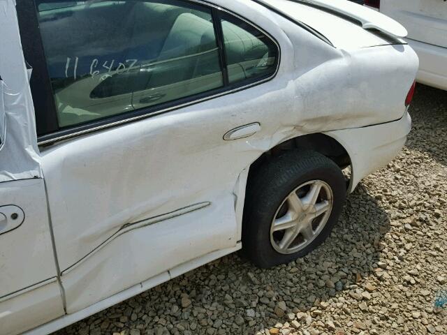 1G3NL52F94C159048 - 2004 OLDSMOBILE ALERO GL WHITE photo 10