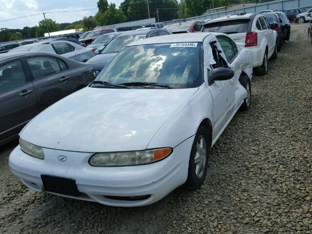 1G3NL52F94C159048 - 2004 OLDSMOBILE ALERO GL WHITE photo 2