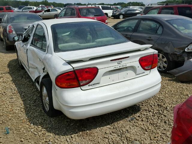 1G3NL52F94C159048 - 2004 OLDSMOBILE ALERO GL WHITE photo 3