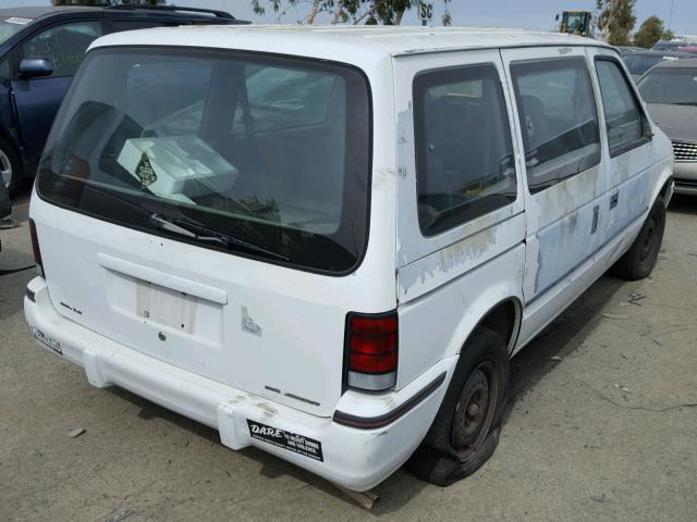 2B4GK25K0MR178286 - 1991 DODGE CARAVAN WHITE photo 4