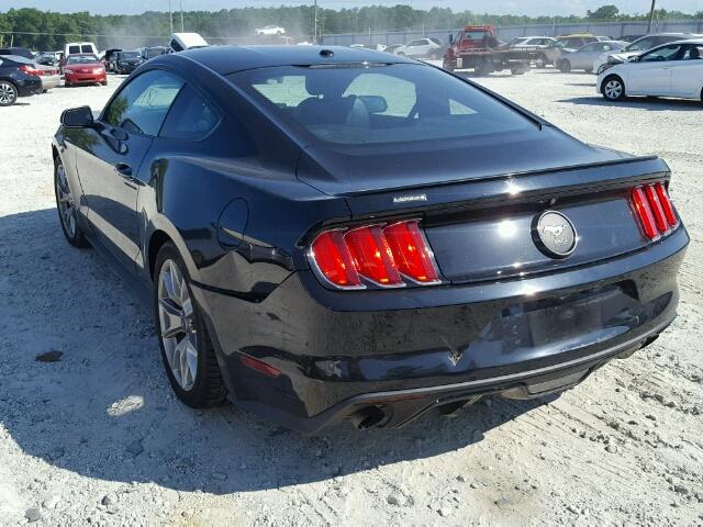 1FA6P8TH1F5310472 - 2015 FORD MUSTANG BLACK photo 3
