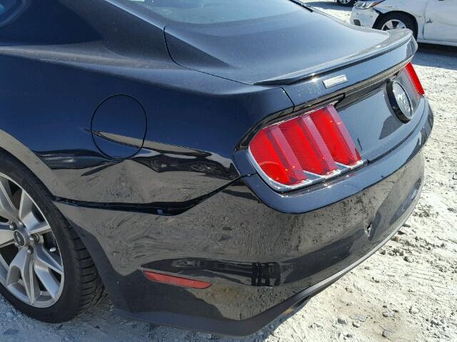 1FA6P8TH1F5310472 - 2015 FORD MUSTANG BLACK photo 9