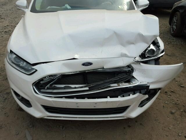 3FA6P0D93ER105658 - 2014 FORD FUSION TIT WHITE photo 7