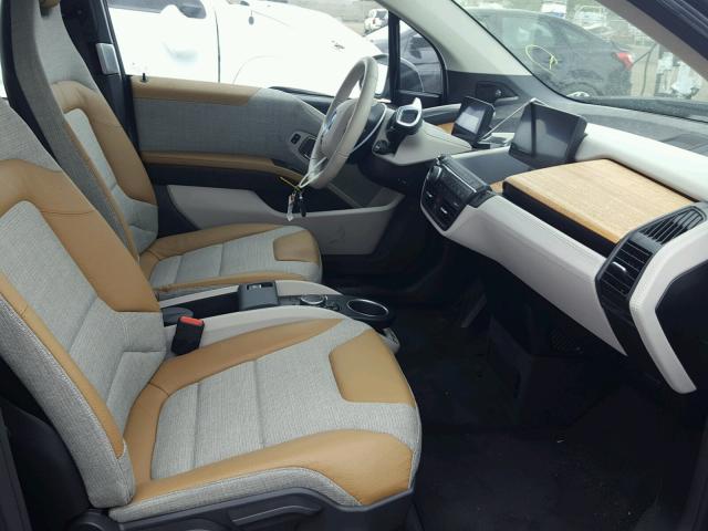 WBY1Z4C55GV508937 - 2016 BMW I3 REX ვერცხლისფერი ფოტო 5