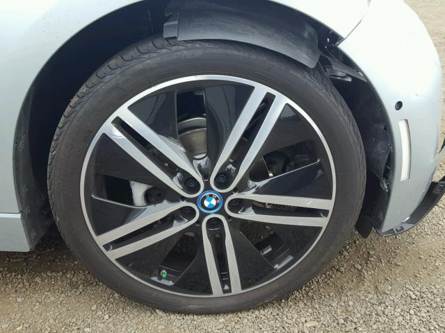 WBY1Z4C55GV508937 - 2016 BMW I3 REX ვერცხლისფერი ფოტო 9