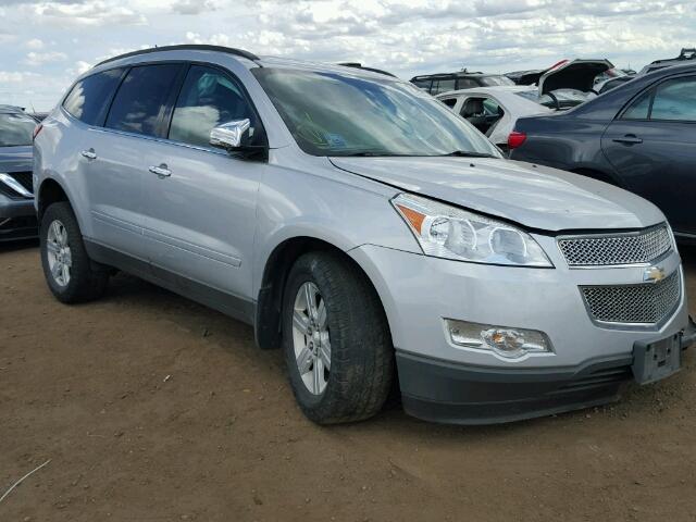 1GNKVGED2BJ241545 - 2011 CHEVROLET TRAVERSE SILVER photo 1