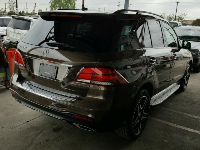 4JGDA5JB6GA740678 - 2016 MERCEDES-BENZ GLE 350 BROWN photo 4