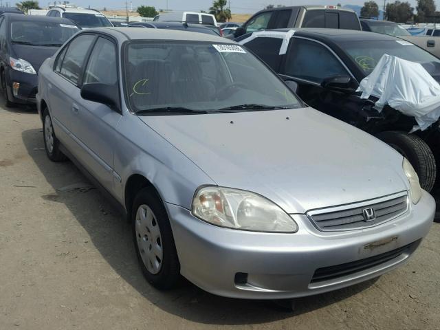 2HGEJ6617YH579258 - 2000 HONDA CIVIC BASE SILVER photo 1