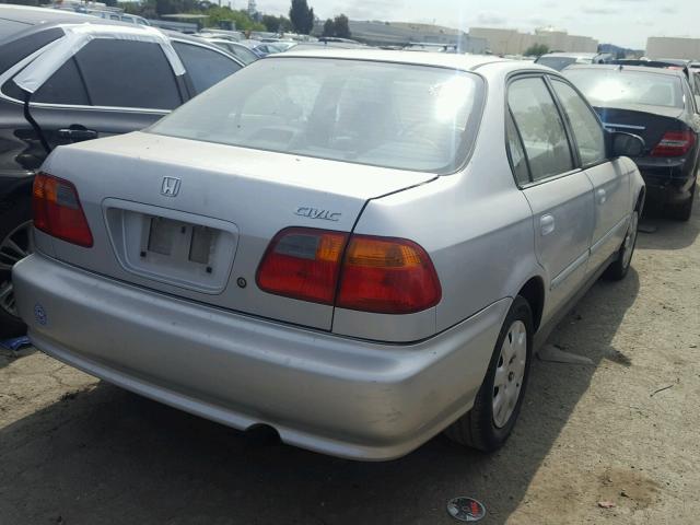 2HGEJ6617YH579258 - 2000 HONDA CIVIC BASE SILVER photo 4