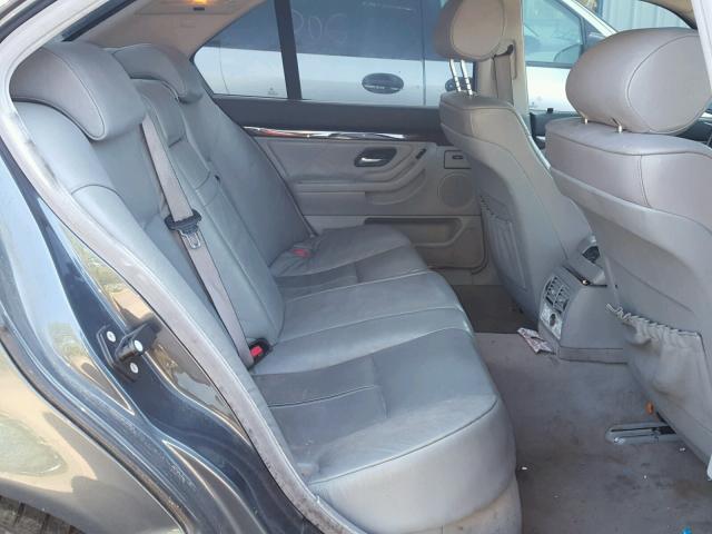 WBAGG83451DN82899 - 2001 BMW 740 I AUTO GRAY photo 6