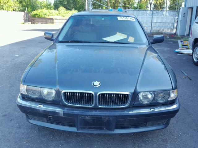 WBAGG83451DN82899 - 2001 BMW 740 I AUTO GRAY photo 9