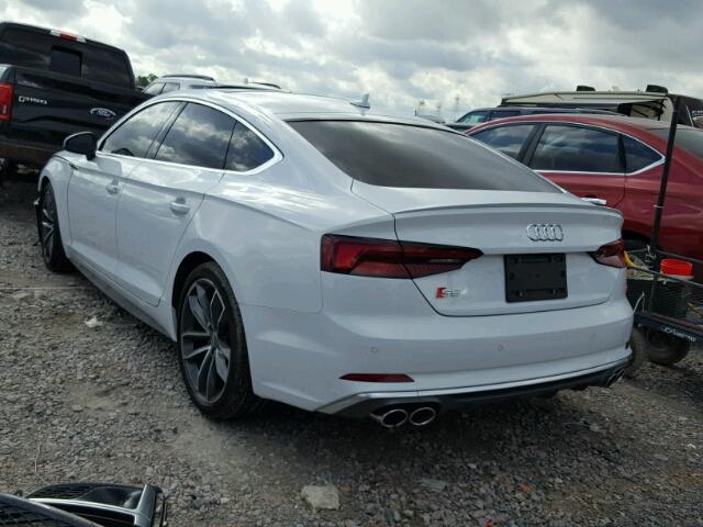 WAUC4CF54JA068042 - 2018 AUDI S5 PRESTIG WHITE photo 3