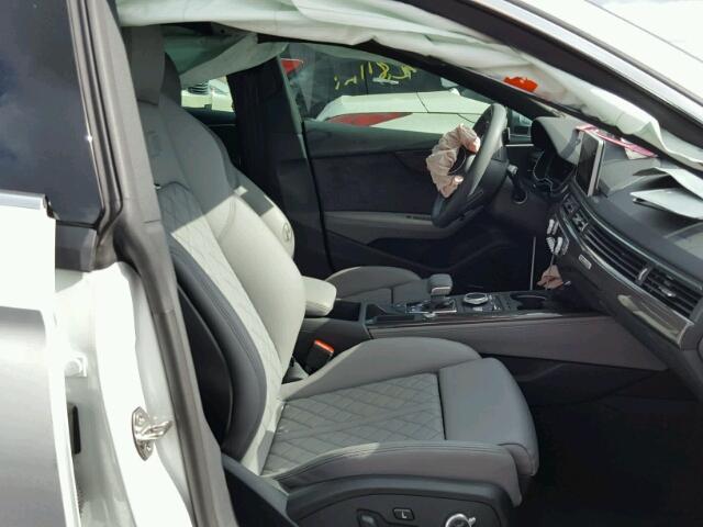 WAUC4CF54JA068042 - 2018 AUDI S5 PRESTIG WHITE photo 5