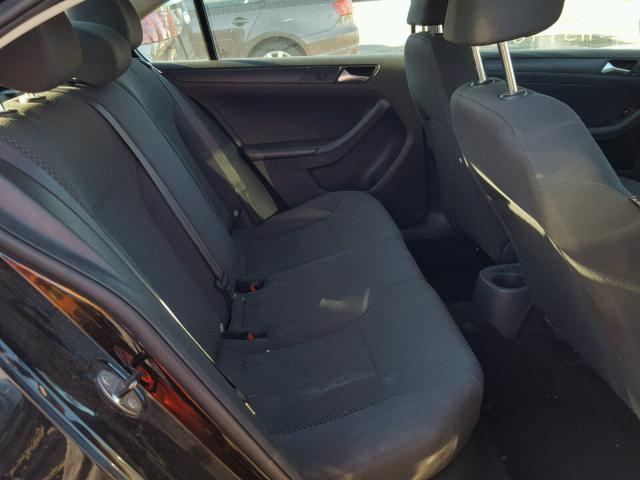 3VW2K7AJ2DM238743 - 2013 VOLKSWAGEN JETTA BASE 黑色 照片 6