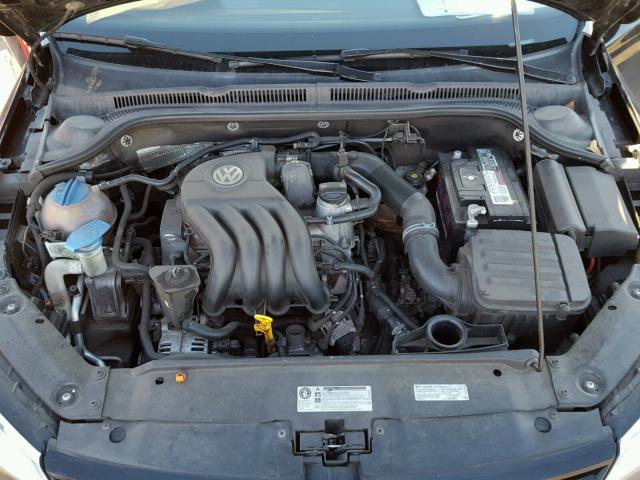 3VW2K7AJ2DM238743 - 2013 VOLKSWAGEN JETTA BASE 黑色 照片 7