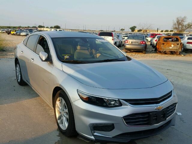 1G1ZE5ST2GF189988 - 2016 CHEVROLET MALIBU LT SILVER photo 1