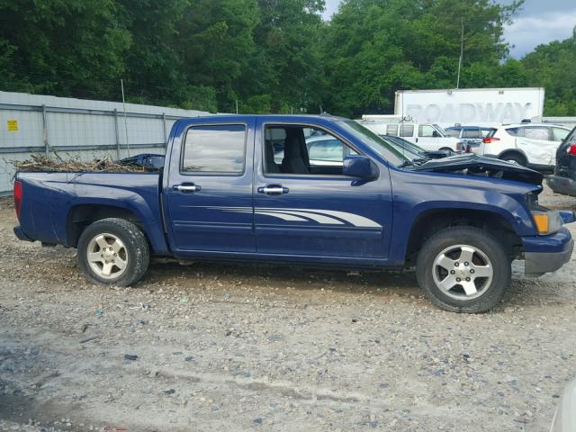 1GCDSCD91A8107535 - 2010 CHEVROLET COLORADO L BLUE photo 10