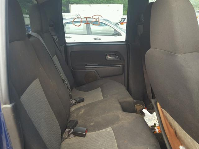 1GCDSCD91A8107535 - 2010 CHEVROLET COLORADO L BLUE photo 6