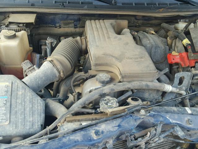 1GCDSCD91A8107535 - 2010 CHEVROLET COLORADO L BLUE photo 7