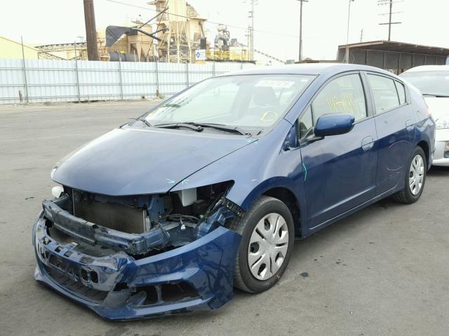 JHMZE2H32DS005521 - 2013 HONDA INSIGHT BLUE photo 2