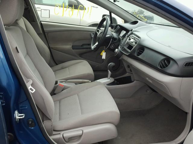 JHMZE2H32DS005521 - 2013 HONDA INSIGHT BLUE photo 5