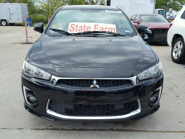 JA32U2FU6GU006714 - 2016 MITSUBISHI LANCER BLACK photo 9