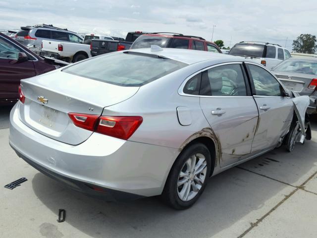 1G1ZE5ST0GF339905 - 2016 CHEVROLET MALIBU LT SILVER photo 4