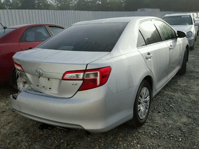 4T1BF1FK5CU157487 - 2012 TOYOTA CAMRY BASE SILVER photo 4