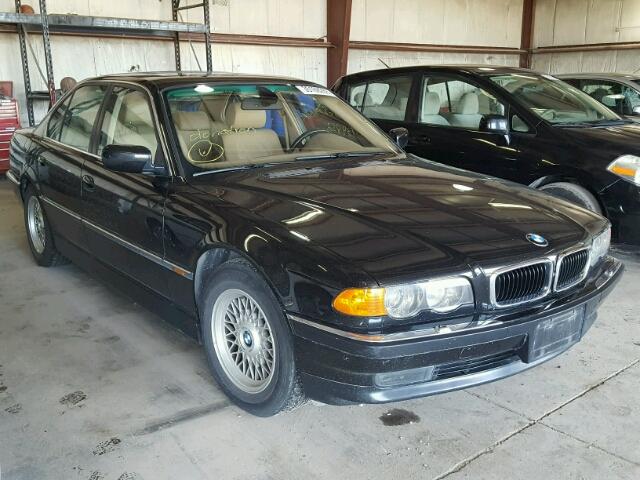 WBAGG8345YDN79057 - 2000 BMW 740 BLACK photo 1