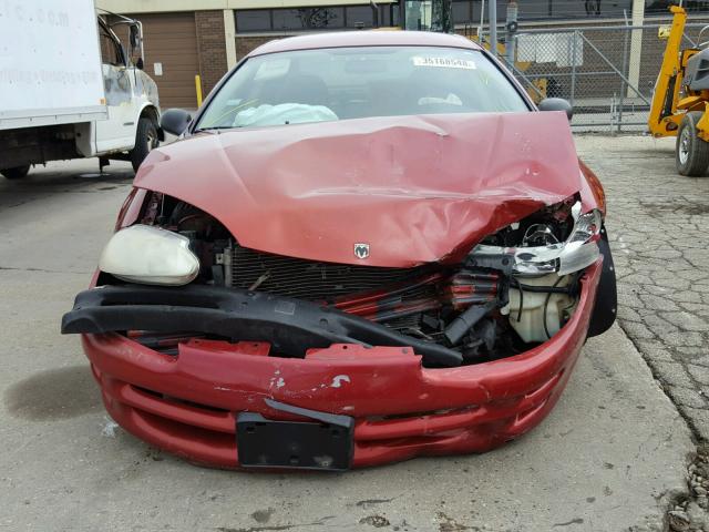 2B3HD46R62H171372 - 2002 DODGE INTREPID S Qırmızı foto 9