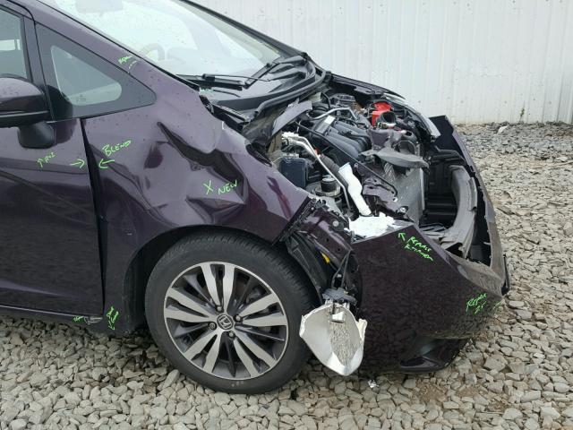 3HGGK5H81FM785622 - 2015 HONDA FIT EX PURPLE photo 9