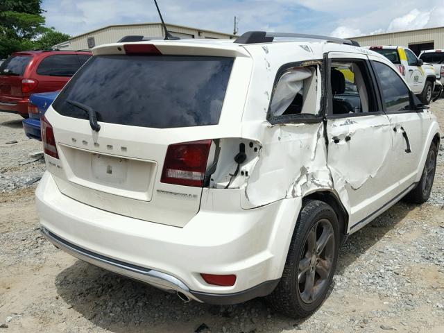 3C4PDCGG7ET261109 - 2014 DODGE JOURNEY CR WHITE photo 4